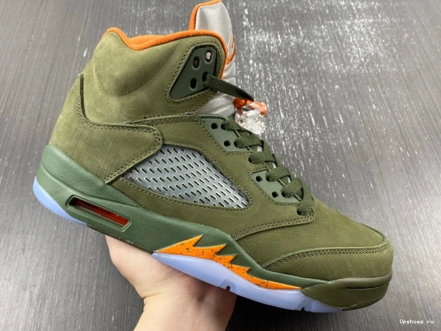 Olive 314259-381 Retro Jordan 5 1114